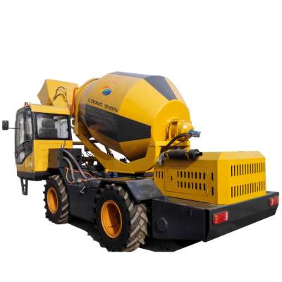 New Design High-efficiency Mini Self Loading Concrete Mixer Truck 2.6CBM