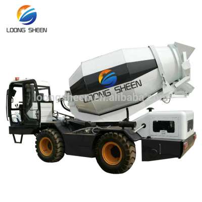 2.6m3 self-loading concrete mixer truck for sale LXJB260